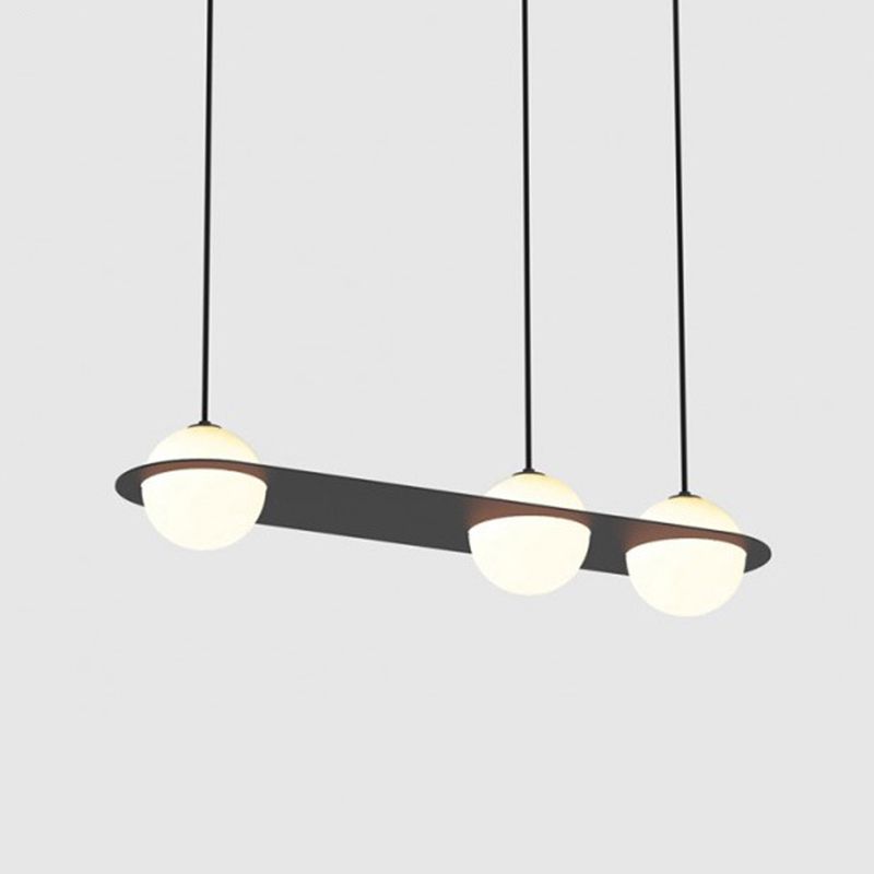 Globe Pendant Light Modern Kitchen Island Lighting Glass Island Light Fixture