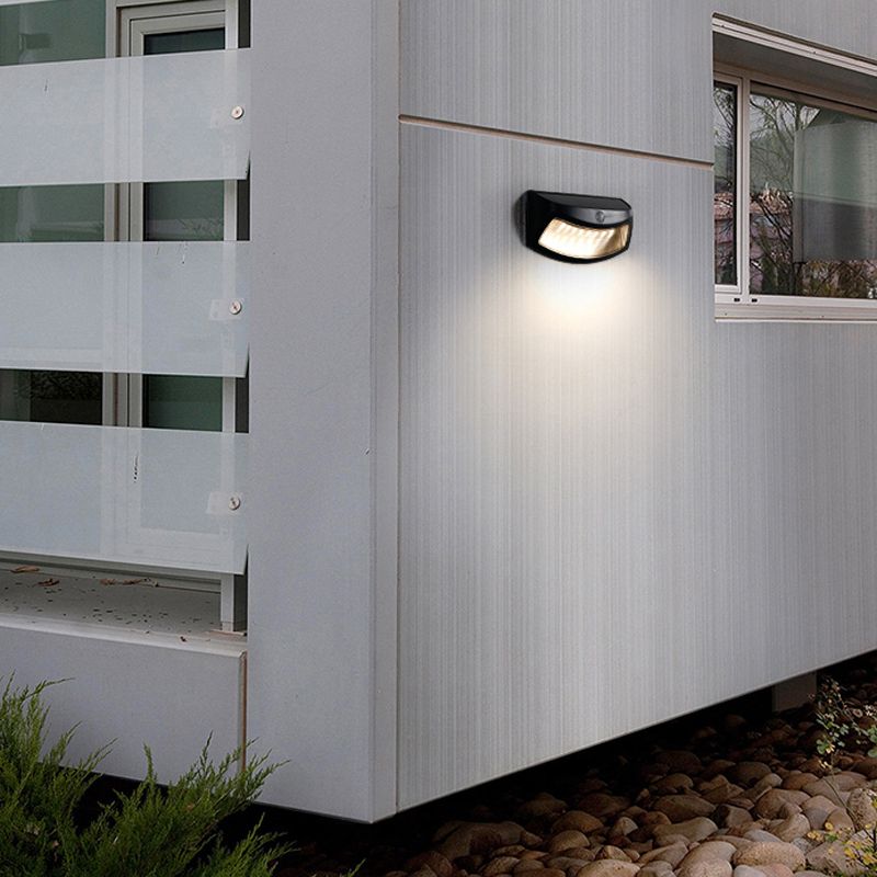 Interior LED Wall Mount Fixture in Black / Brown Finish Minimalist Wall Lighting