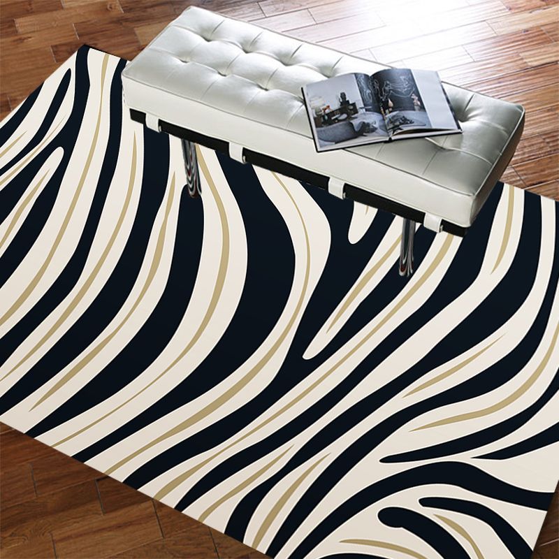 Leisure Area Rug Polyester Animals Print Rug Stain Resistant Area Rug for Home Decor