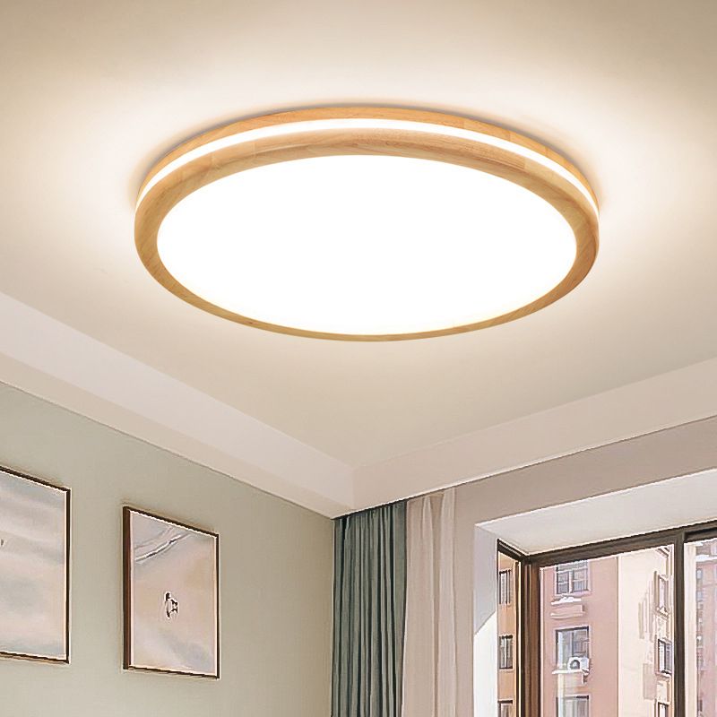 Plafonnier moderne en acrylique à 1 lumière, luminaire de plafond pour chambre à coucher