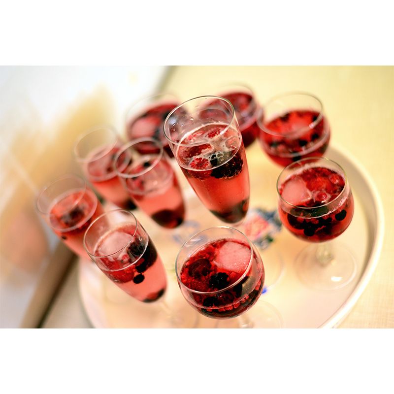 Champagne Mural Wallpaper Mildew Resistant Special Bar Shop Decorative