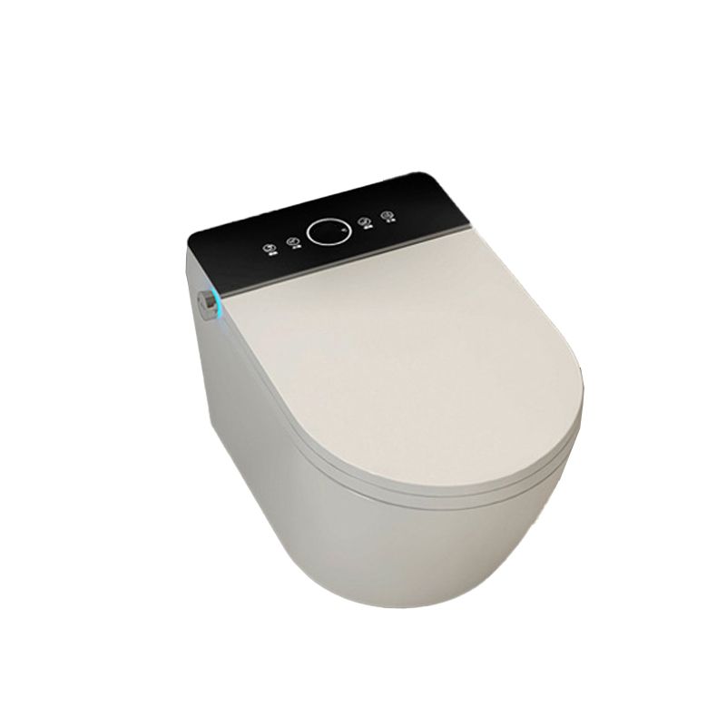 Wall Mount All-In-One Toilet Bowl Contemporary Flush Toilet for Washroom