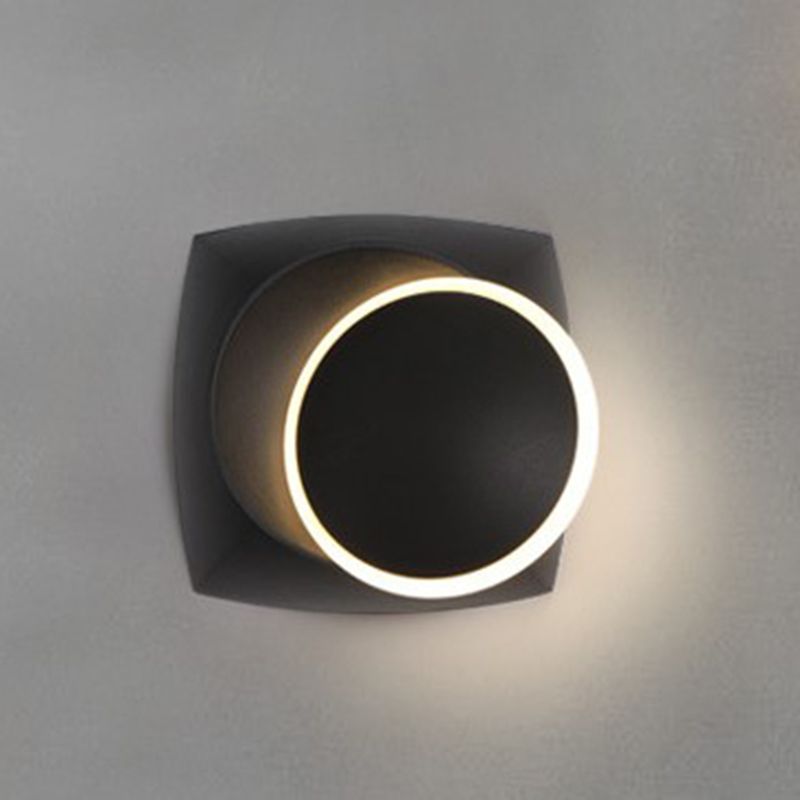 2-Tiers Rotatable LED Wall Lamp Simplicity Style Modern Sconce Light for Bedroom