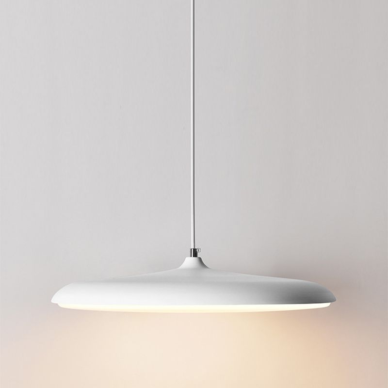 Metal Round Shape Hanging Light Nordic Macarons 1 Light Hanging Mounted Lights