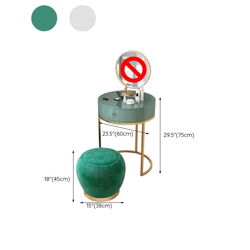 Glam Make-up Vanity 31.49" Wide Vanity Tables with 1 Storage Drawer