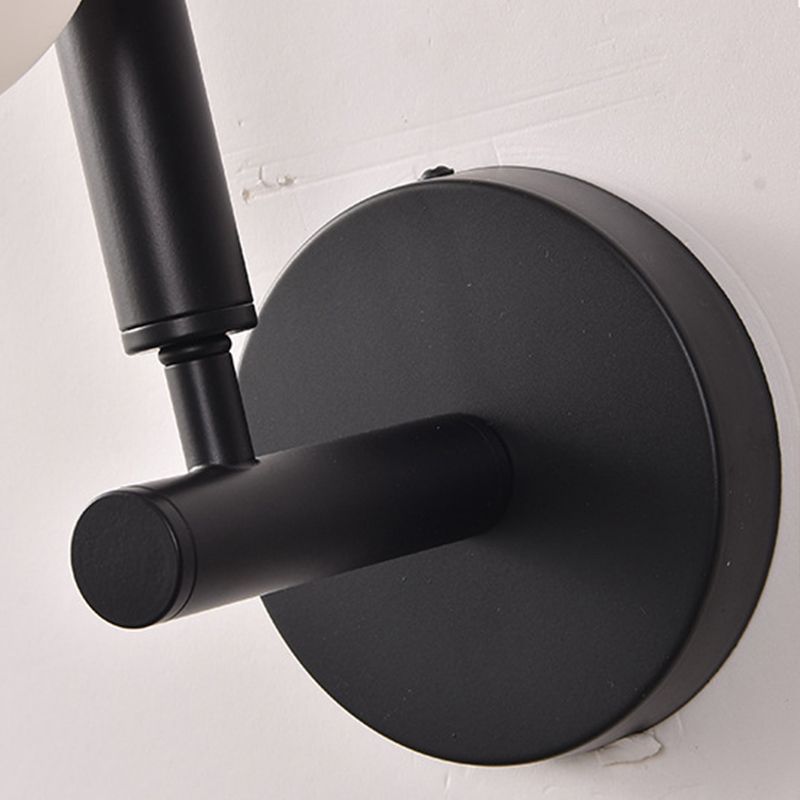 Nordic Style Vanity Light Ball Shape Vanity Lamp with Glass Shade for Shower Room