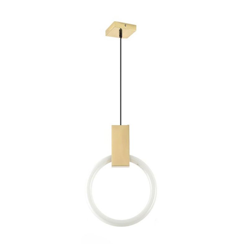 Lámpara de colgante geométrica de luz geométrica para el hogar contemporáneo para el comedor