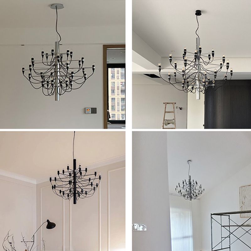 Style moderne suspendu en métal Spoutnik Pendant Light pour le salon
