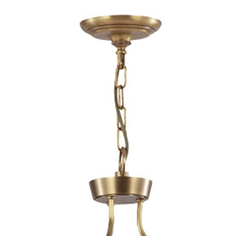 Cylinder Chandelier Light Fixture Traditional Opal Glass Pendant Lighting for Restaurant