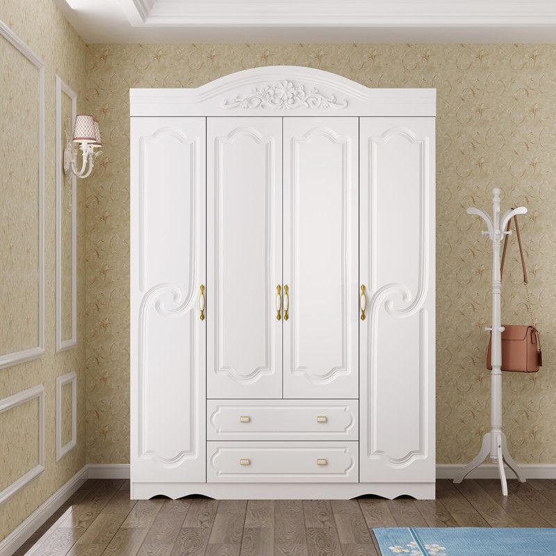 Engineered Wood Wardrobe Cabinet French Country Wardrobe Armoire