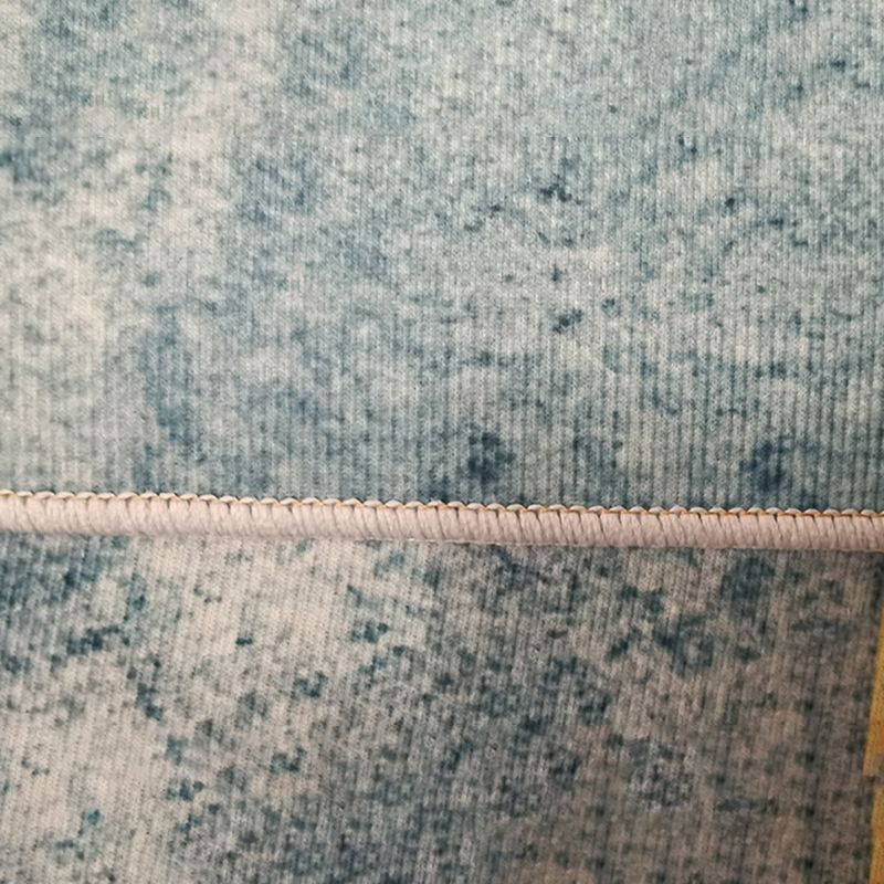 Orange Nordic Carpet Polyester Feather Carpet Washable Carpet for Living Room