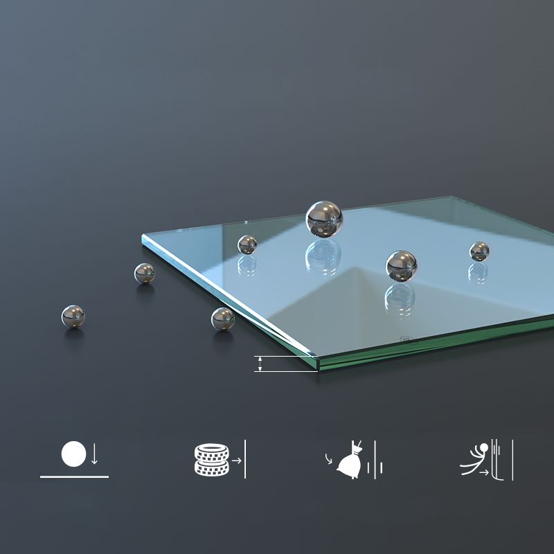 Transparent Double Shower Bath Door Metal Framed Glass Shower Door