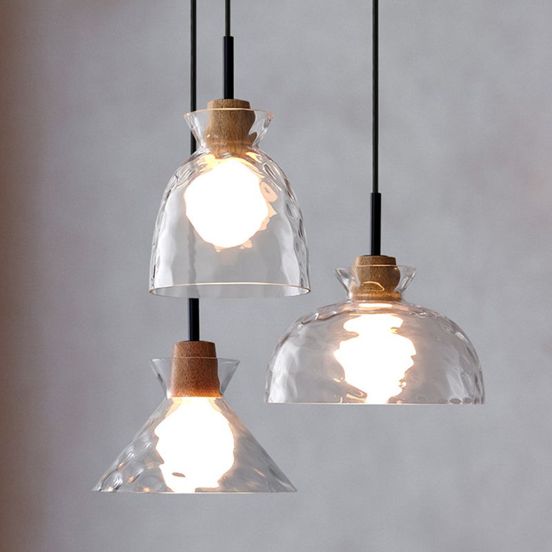 Indoor -leichte hängende leichte Wasserglasanhänger Licht für Esstisch