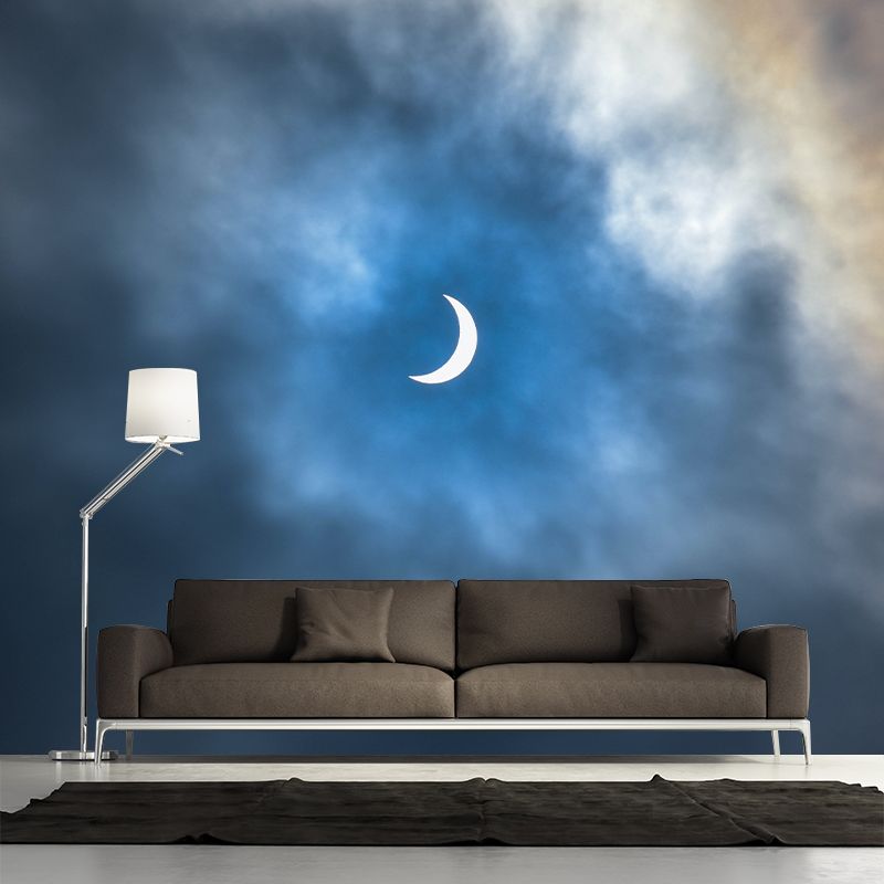 Environmental Wall Mural Wallpaper Dreamy Sky Living Room Wall Mural