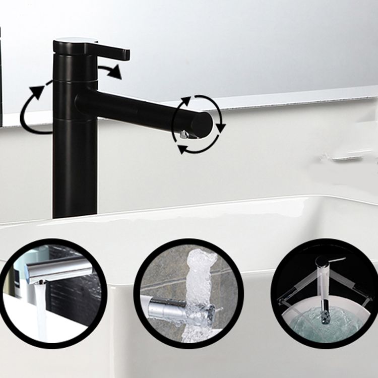 Bathroom Sink Ceramic White Square Black Faucet Bathroom Sink