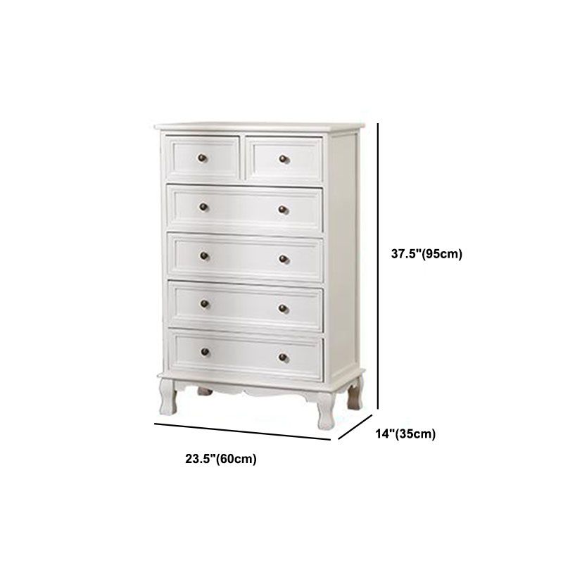Contemporary Bedroom Storage Chest Dresser Solid Wood Dresser