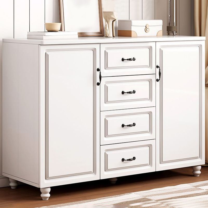 American Traditional Combo Dresser Wood Storage Chest with Drawers for Bedroom
