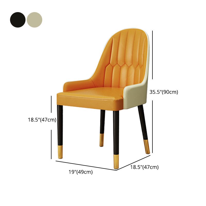 1/2/4/5 Pcs Metal Glam Style Dining Set with Round Table Dinette Set