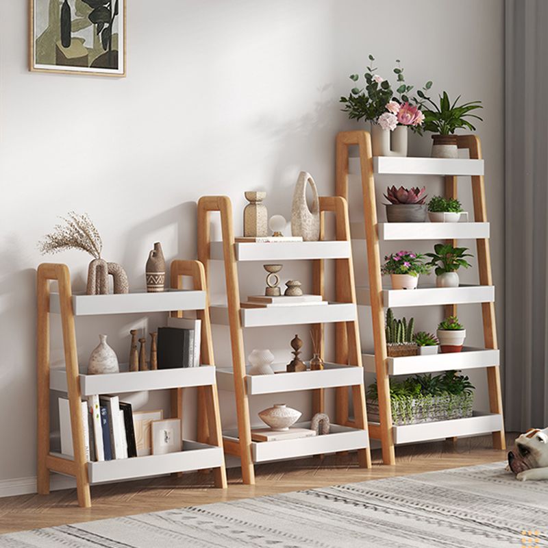 Contemporary Wood Bookshelf Standard Shelves Included Bookcase