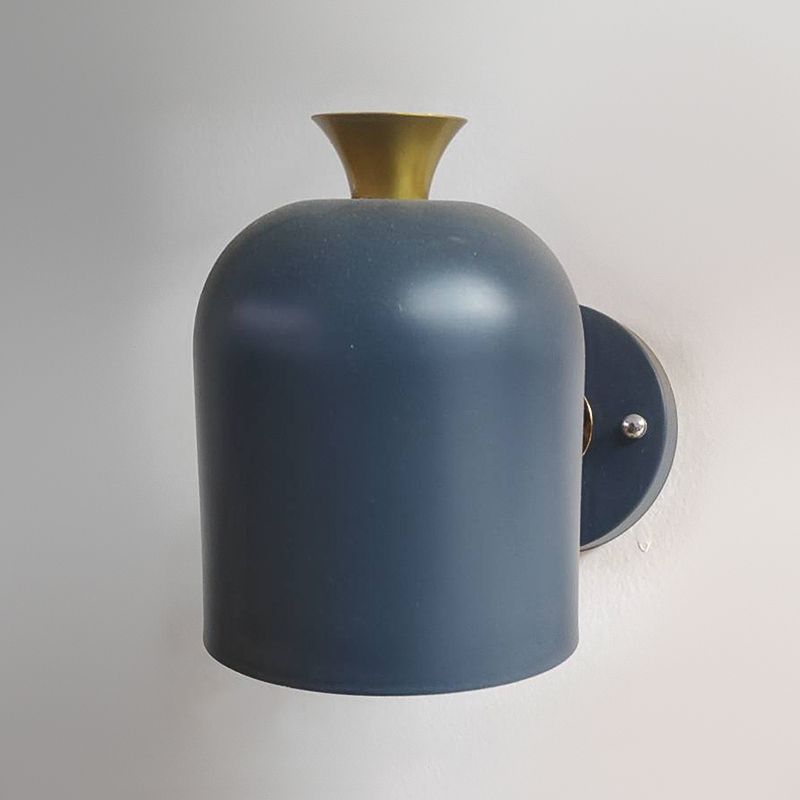 Cylinder Wall Sconce Lighting Modern Style Metal 1 Light Wall Mounted Light