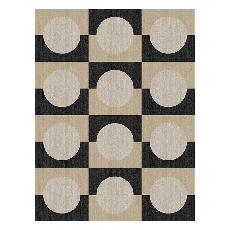 20" X 20" Carpet Tile Geometric Print Level Cut and Loop Non-Skid Living Room Carpet Tile