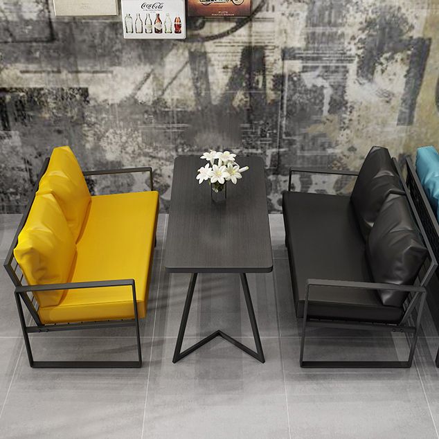 Industriële houten eetkamer keukentafel slee basis tafel voor eetkamer