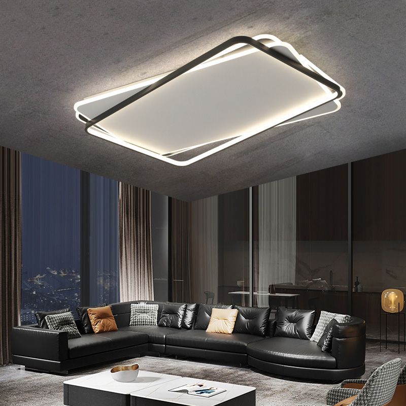 Simple Flush Moun Ceiling Lamp Ultra-thin Lamp for Bedroom Living Room
