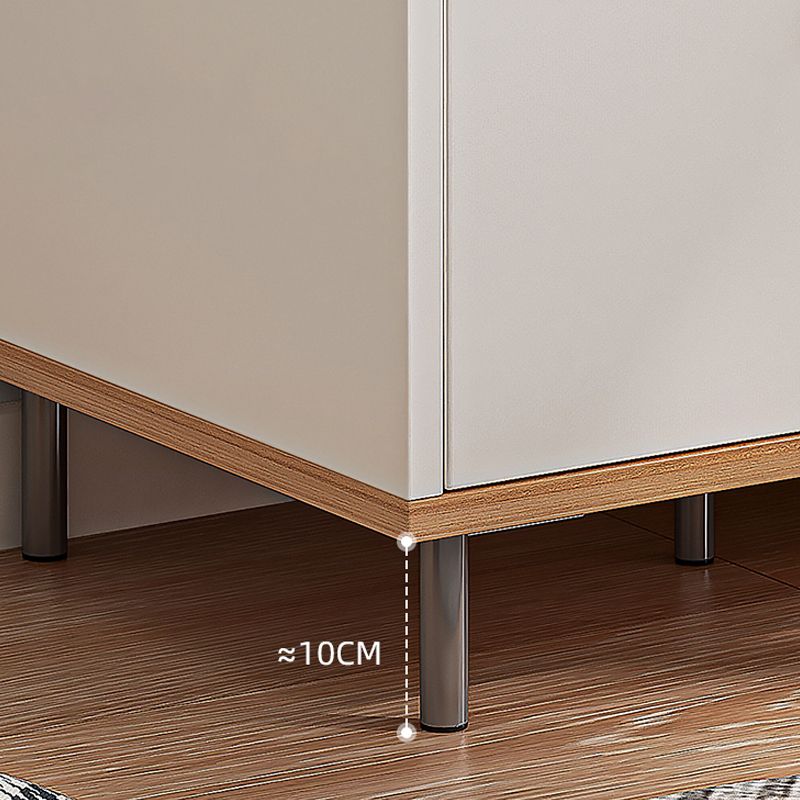 Horizontal Wooden Combo Dresser Contemporary Chest with Door