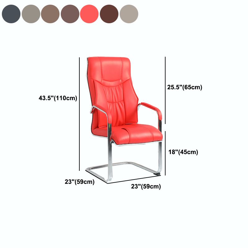 Modern Executive Computer Chair with Wheels Swivel Office Chair with Padded Arms