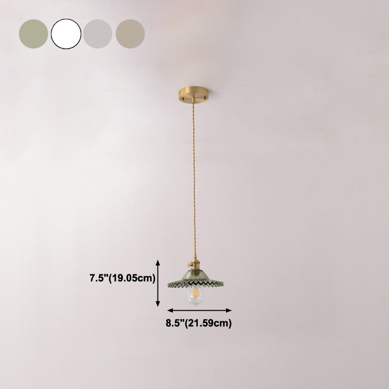 Coppa di vetro Copertura Ombra appeso Luci sospese in stile industriale 1 Fun a montaggio appeso alla luce