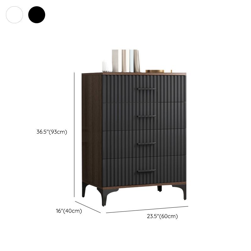 Contemporary Lingerie Chest Wood Storage Chest Dresser for Home