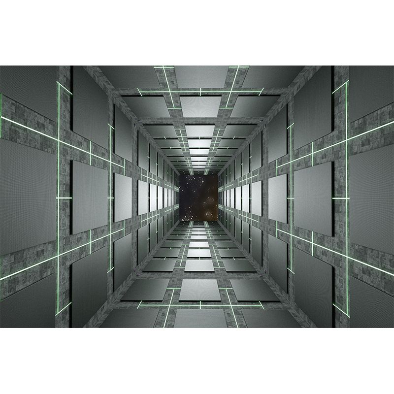 Space Extension Wall Mural for Dining Room, Personalized Size Available