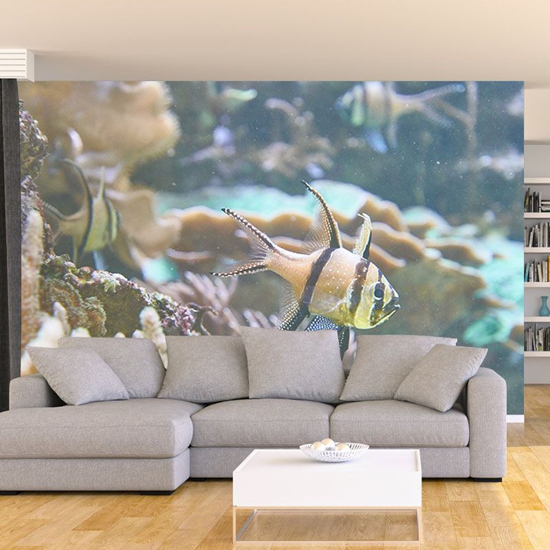 Tropical Seabed Creatures Home Decor Modern Bedroom Wall Decoration Wallpaper