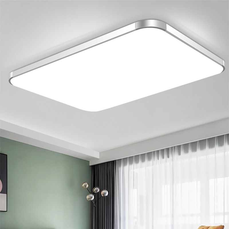 Plafonnier LED en forme de géométrie, moderne, en aluminium, 1 lumière, montage encastré, pour chambre à coucher, étude