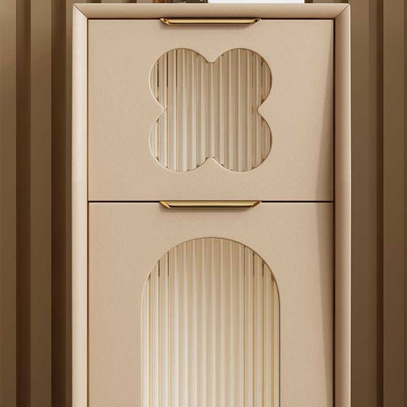 Solid Wood Drawer Storage Night Table Modernism Bed Nightstand