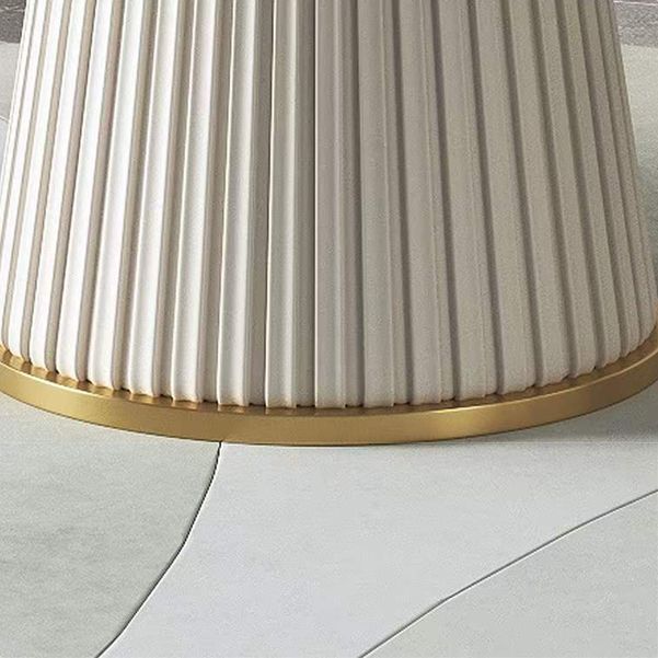 Contemporary Sintered Stone Table Round Table Set 1/3/4/5/6/7 Pieces Dining Set