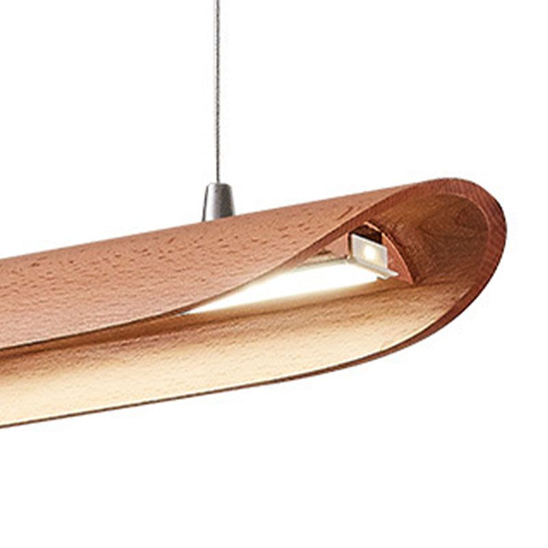 Ashwood Bar Shaped Island Lamp Nordic LED Pendant Lighting Fixture for Dining Room
