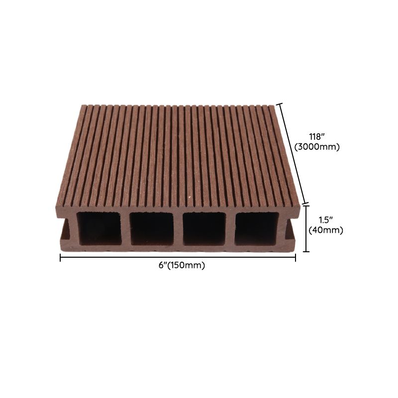 Wire brushed Hardwood Deck Tiles Engineered Flooring Planks for Patio