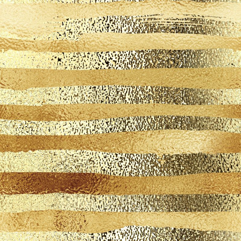 Illustration Foil Stripe Wallpaper Mural for Accent Wall, Dark Color, Made to Measure