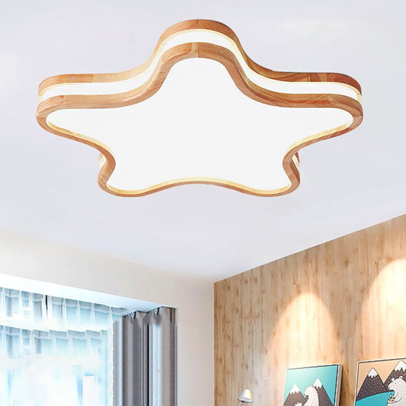 Scandinavische stijl Sky plafondmontage licht acryl witte LED-plafondlamp voor kinderslaapkamer