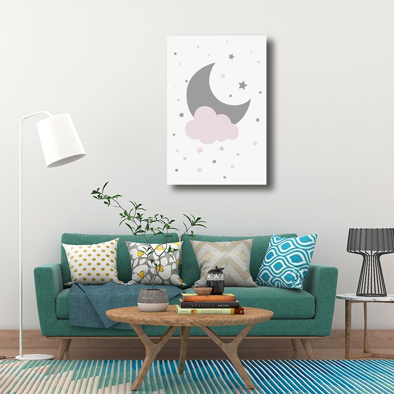 Hedendaags Sky Element Verpakt Canvas Zachte Kleur Home Wall Art Decor voor Woonkamer