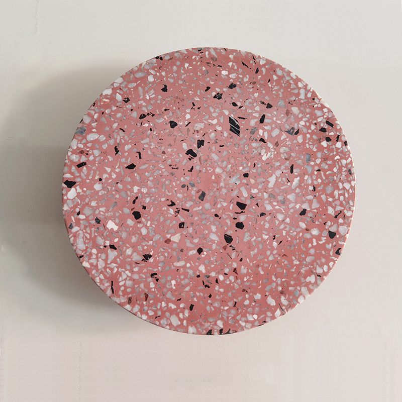 Round Simplicity Light Fixture Indoor Warm Lighting Fixtures in Gray for Bedroom