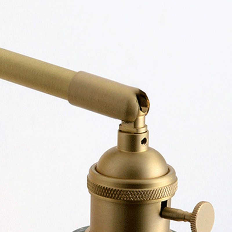 Metal Modern Wall Sconce Flower Shape Sconce Lights with Glass Shade for Bedroom