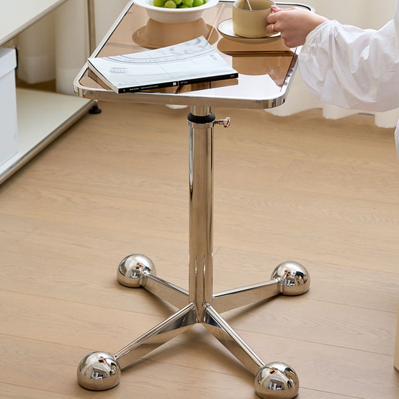 15"W Contemporary Corner Table Rectangular Accent Side Table