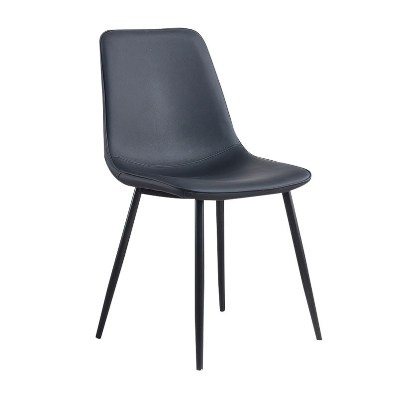 Sedie da cucina in stile moderno sedia da pranzo a bracciole con gambe metalliche