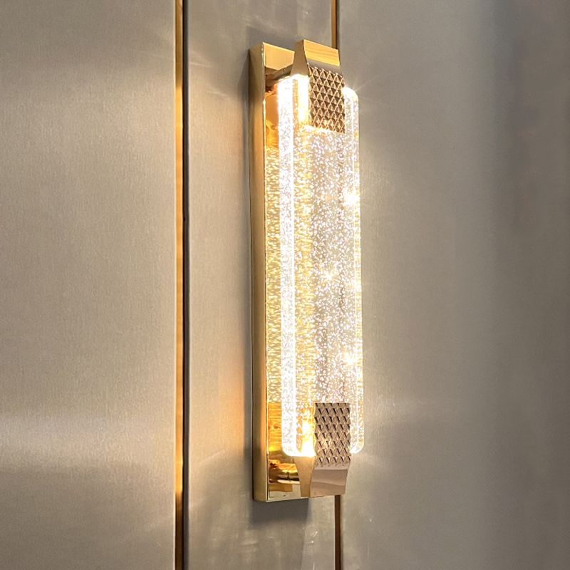 Modern Style Wall Lamp LED Wall Mount Lamp with Crystal Shade for Bedroom