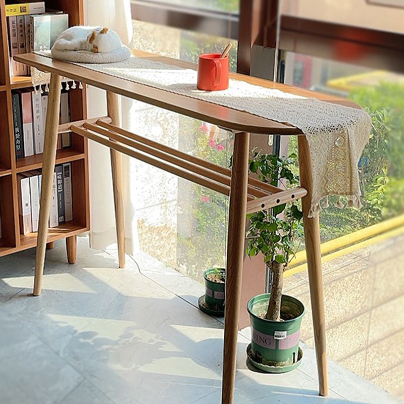 Contemporary Bar Height Pub Table Natural Oak Pub Height Dining Table