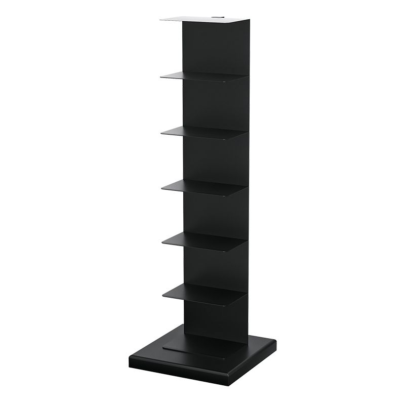Contemporary Style Metal Bookshelf Open Bookcase for Living Room