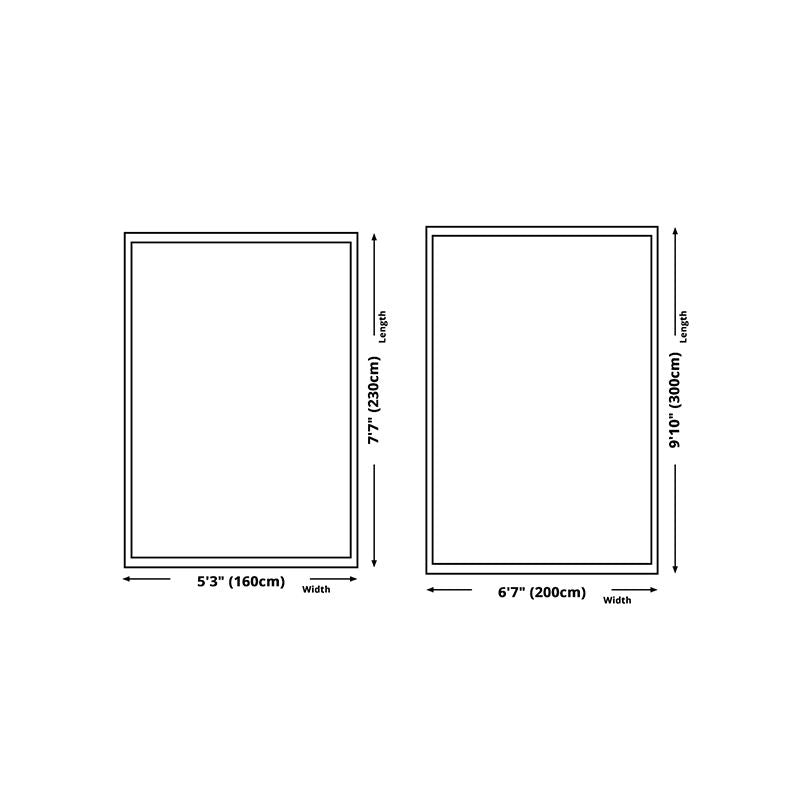 Modern Striped Rug Polyester Brown Rug Tear Resistant Rug for Drawing Room