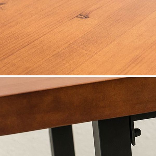 Contemporary Style Bar Table Set 1/2/9 Pieces Rectangle Bar Table with Wood Stools